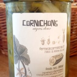 Cornichons aigres doux